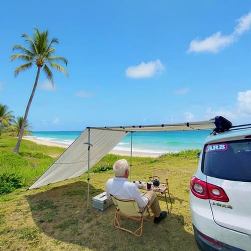 Car awning retractable Car side tent