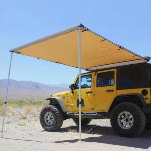 Side awning for car